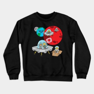 Space Cats Crewneck Sweatshirt